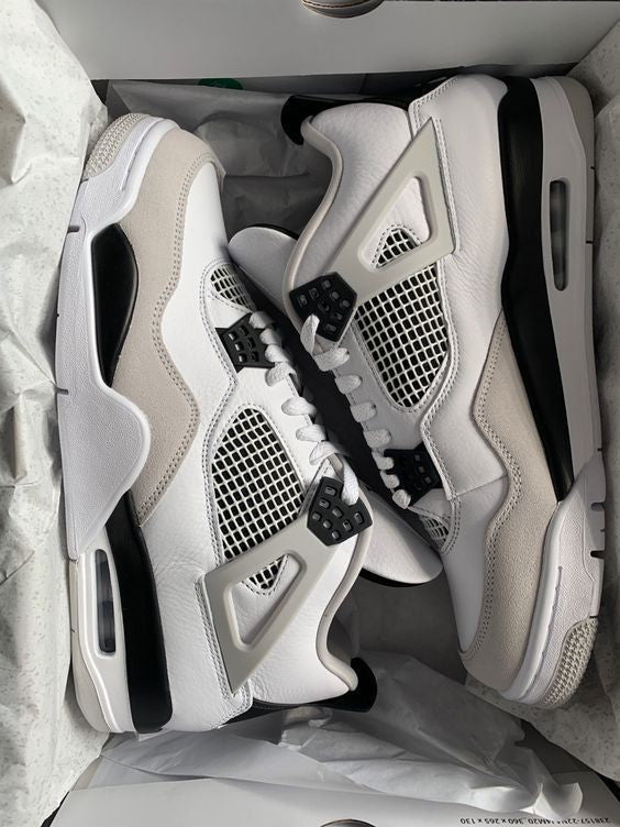 AIR JORDAN RETRO 4 MILITARY BLACK