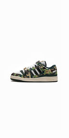 ADIDAS FORUM 84 LOW X BAPE 30TH ANNIVERSARY GREEN CAMO