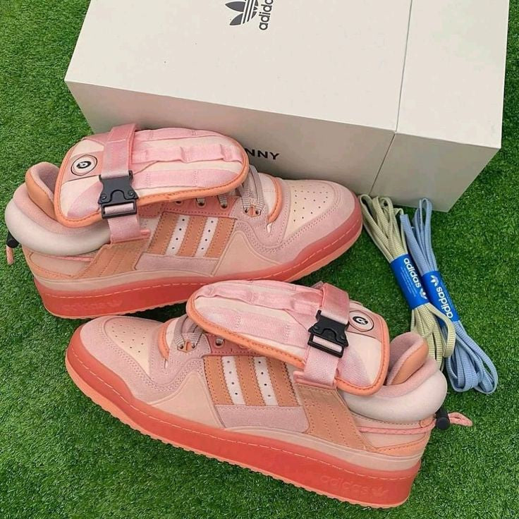 ADIDAS BAD BUNNY FORUM BUCKLE LOW EASTER PINK