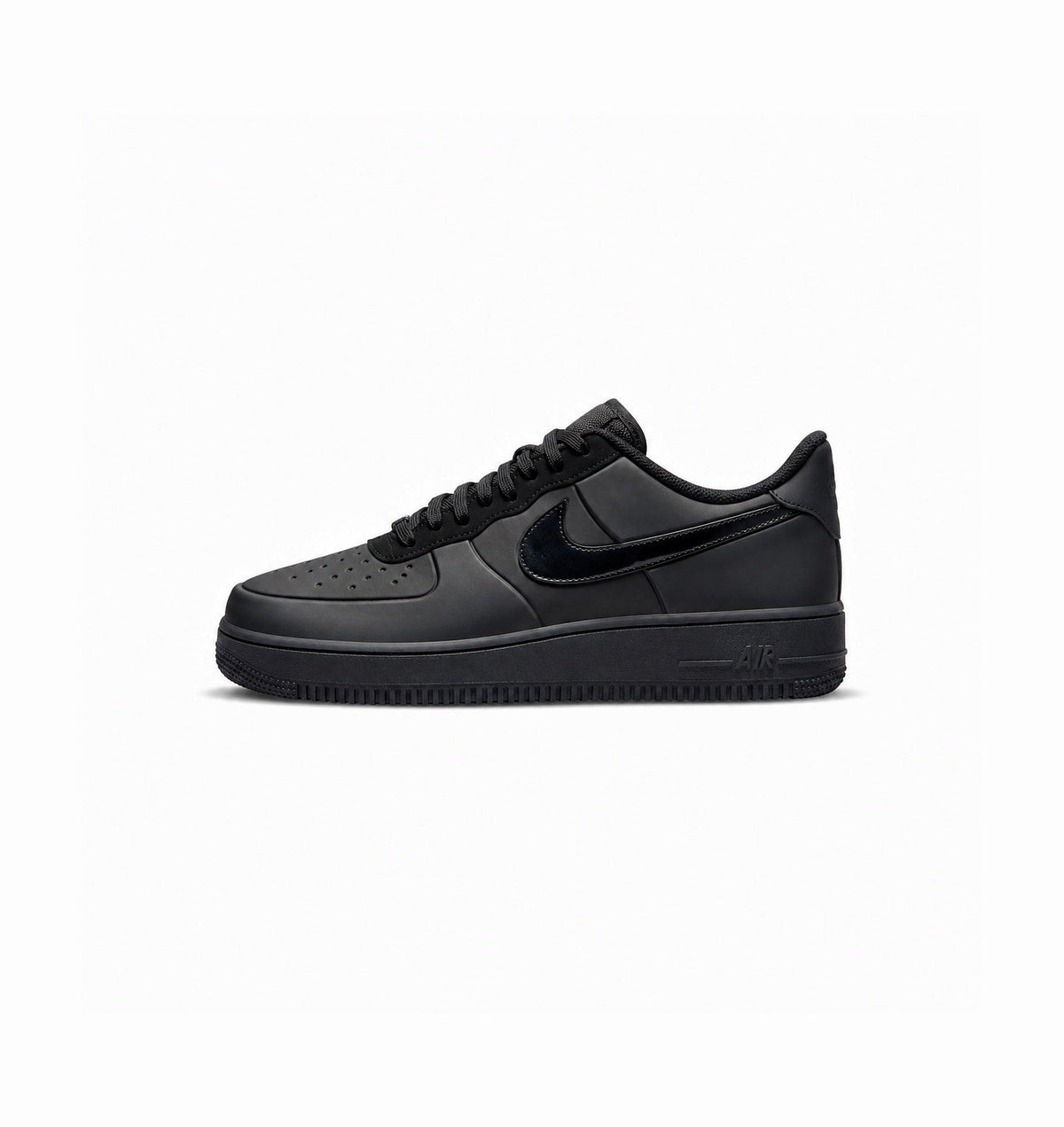 NIKE AIRFORCE FOAMPOSITE PRO METALLIC BLUE BLACK
