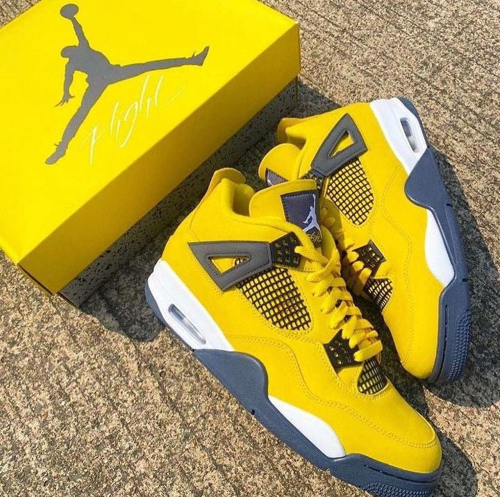 AIR JORDAN RETRO  4 LIGHTNING UA QUALITY