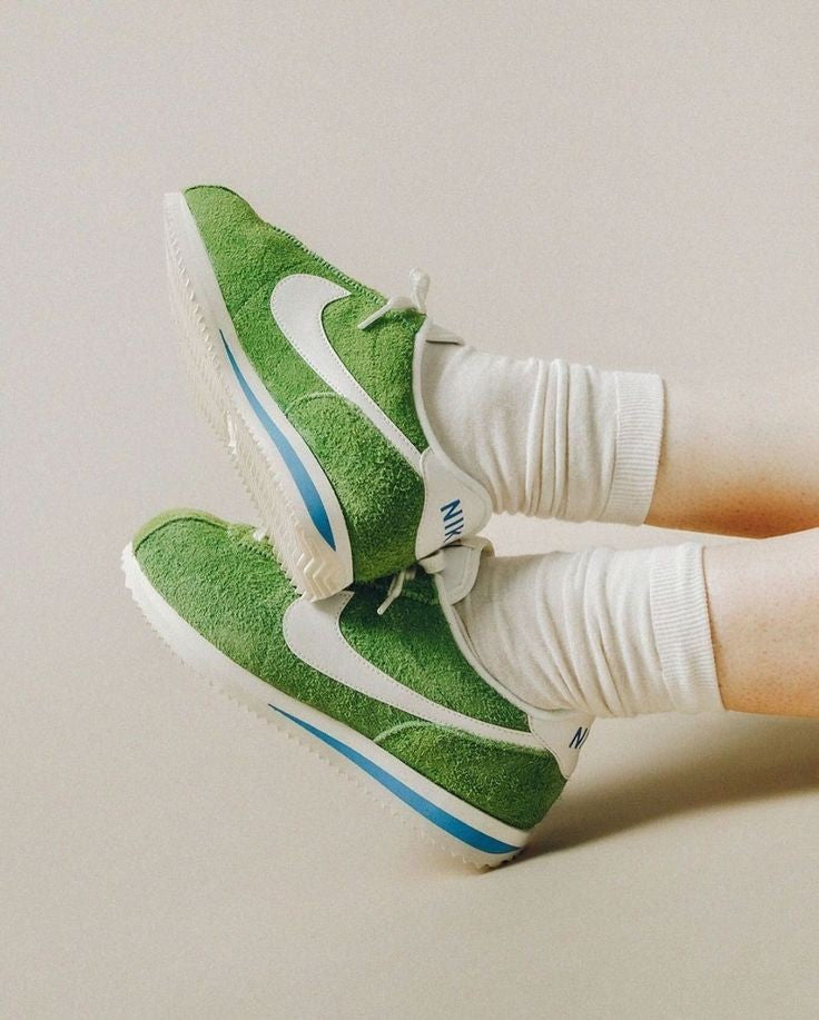 NIKE CORTEZ VINTAGE CHLOROPHYLL/ SAIL LIGHT BLUE