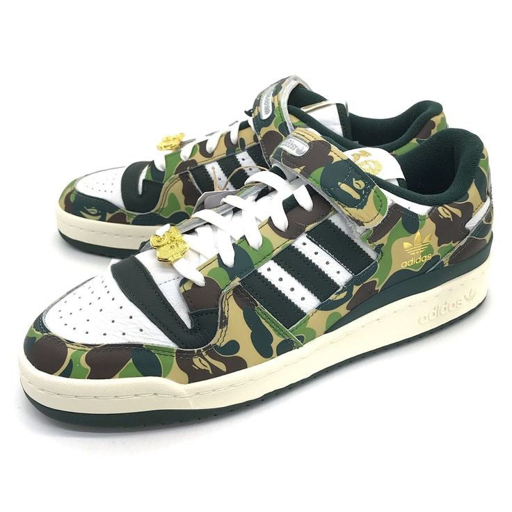 ADIDAS FORUM 84 LOW X BAPE 30TH ANNIVERSARY GREEN CAMO