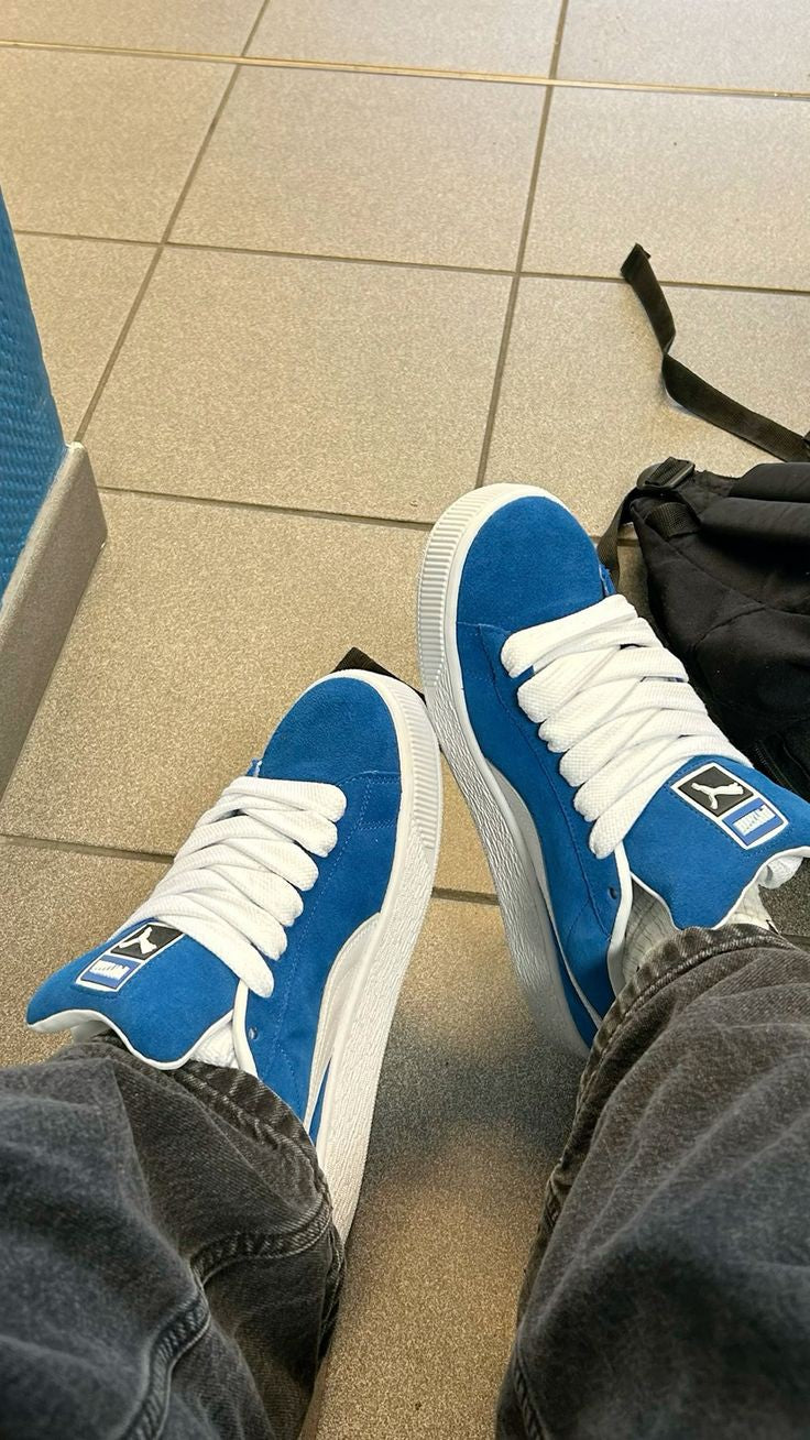 PUMA CLASSIC SUEDE XL BLUE
