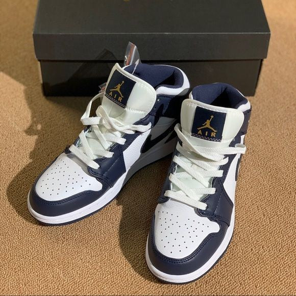 AIR JORDAN 1 RETRO HIGH MID OBSIDIAN BLUE