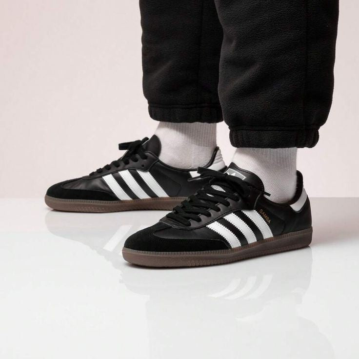 ADIDAS SAMBA BLACK/BROWN SOLE
