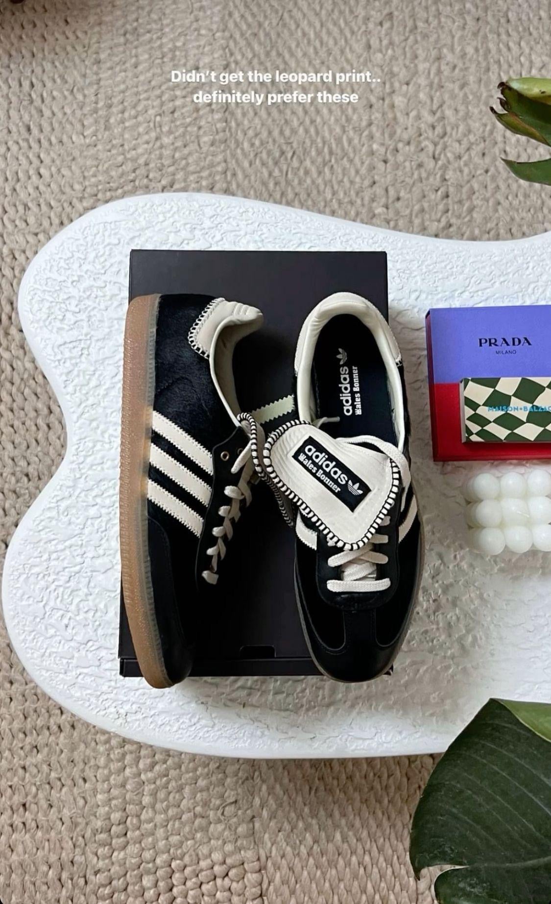 Adidas samba wales bonner black