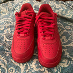 NIKE AIRFORCE 1 FULL RED
