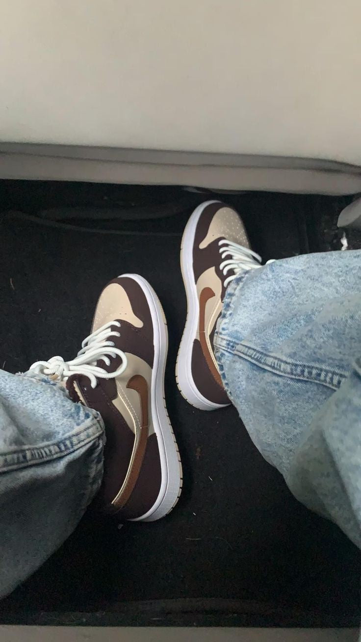 AIR JORDAN 1  MID SE BROWN BASALT MOCHA