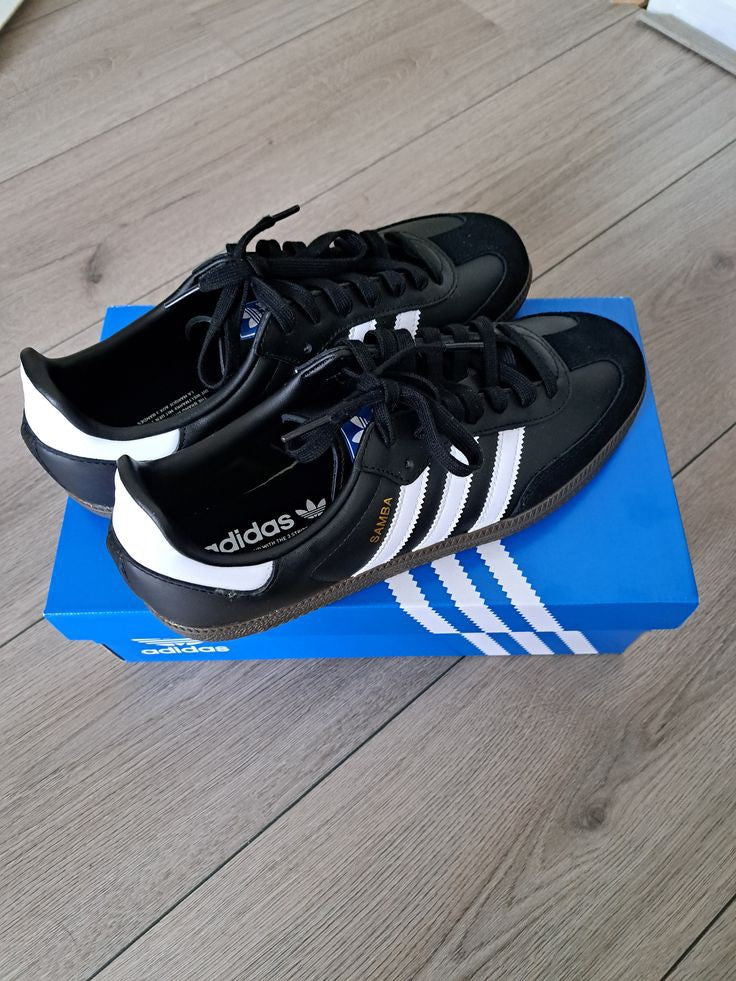 ADIDAS SAMBA BLACK/BROWN SOLE