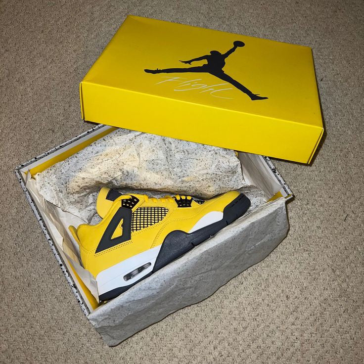 AIR JORDAN RETRO  4 LIGHTNING UA QUALITY
