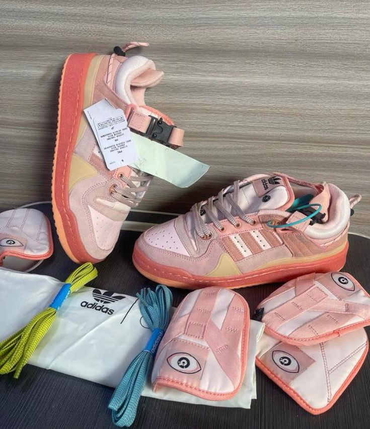 ADIDAS BAD BUNNY FORUM BUCKLE LOW EASTER PINK