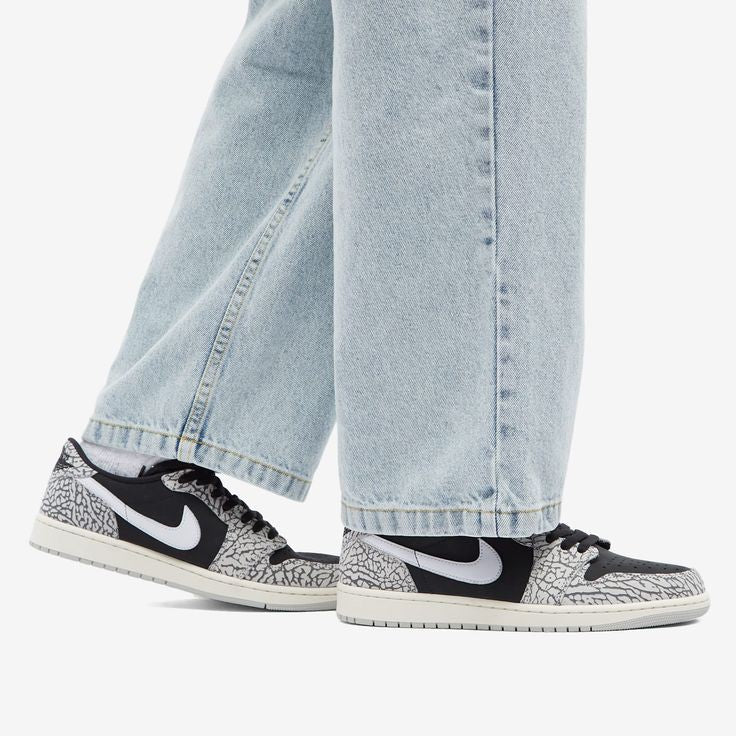 JORDAN 1 LOW BLACK ELEPHANT
