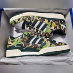 ADIDAS FORUM 84 LOW X BAPE 30TH ANNIVERSARY GREEN CAMO