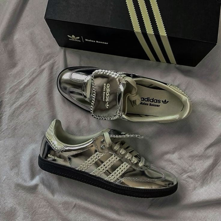 ADIDAS SAMBA X WALES BONNER SILVER