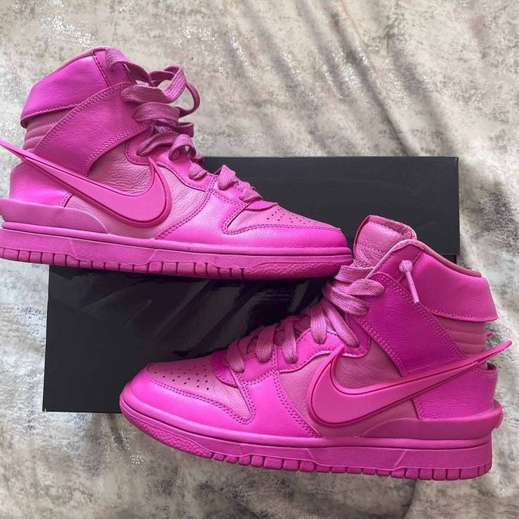 NIKE X AMBUSH DUNK HIGH LETHAL PINK