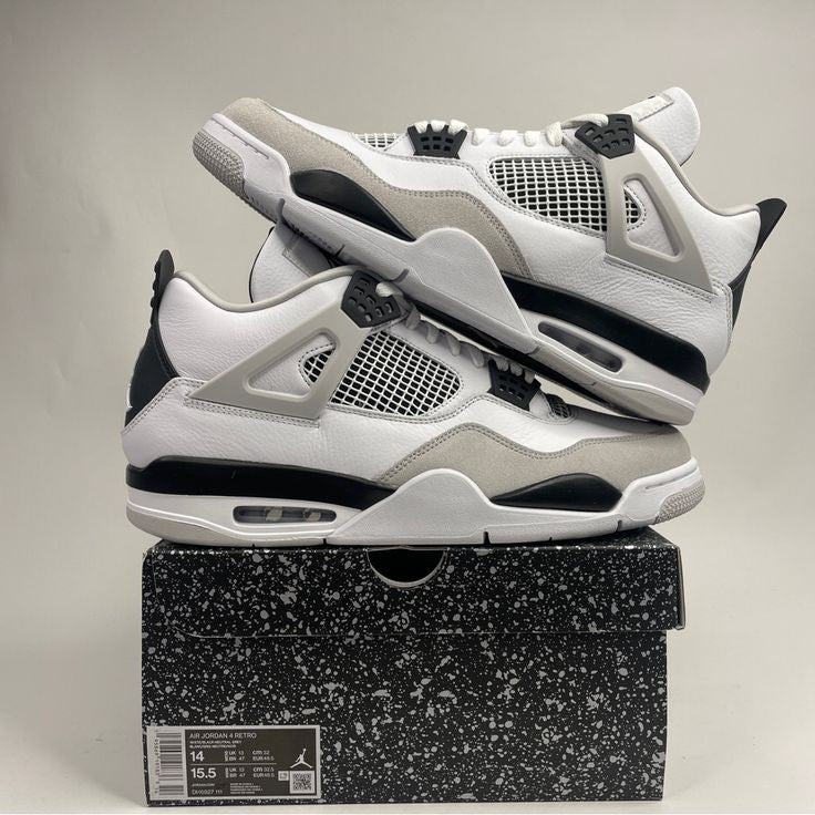 AIR JORDAN RETRO 4 MILITARY BLACK
