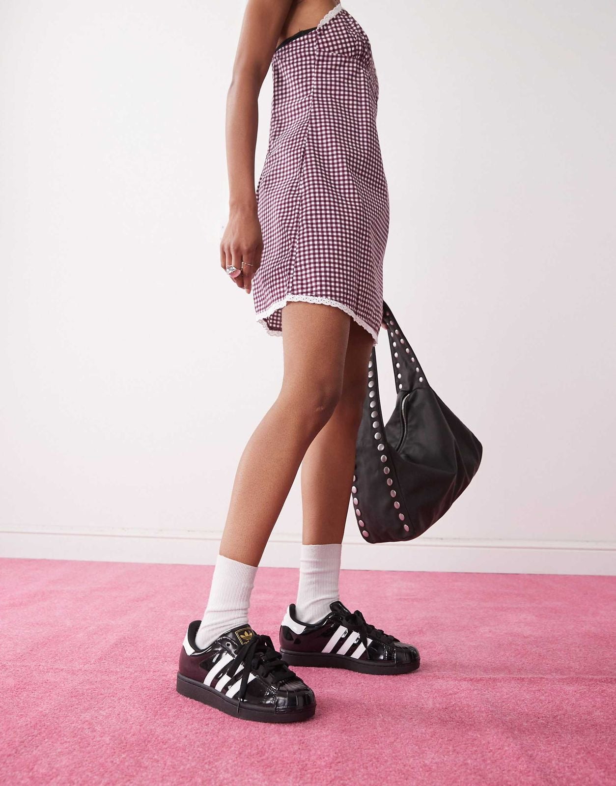ADIDAS ORIGINAL SUPERSTAR ATMOS BLACK PATENT