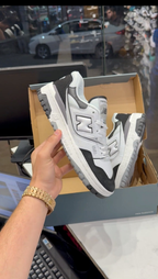 NEW BALANCE  550 RAIN CLOUD WHITE / BLACK