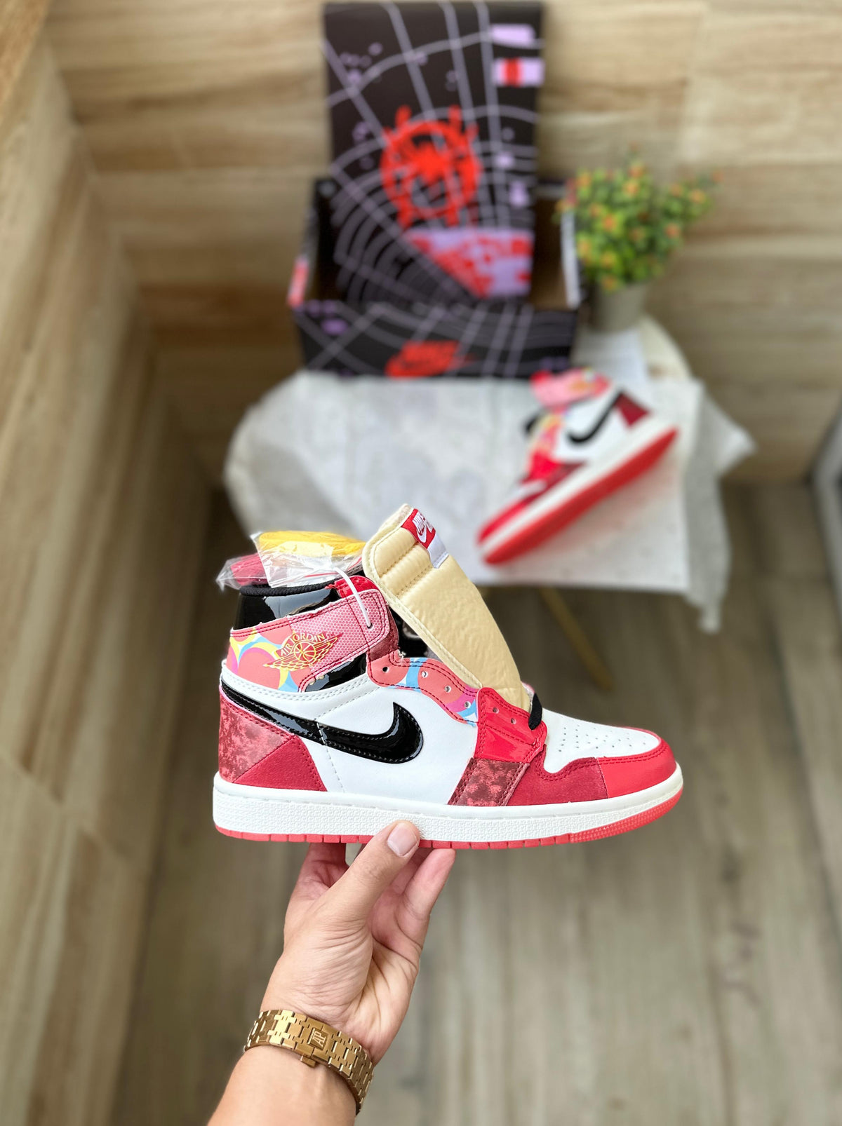 NIKE AIR JORDAN SPIDERVERSE GLOW QUALITY SEMI UA