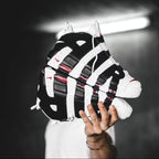 NIKE AIR MORE UPTEMPO BLACK AND WHITE