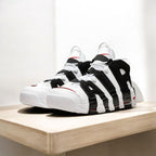 NIKE AIR MORE UPTEMPO BLACK AND WHITE