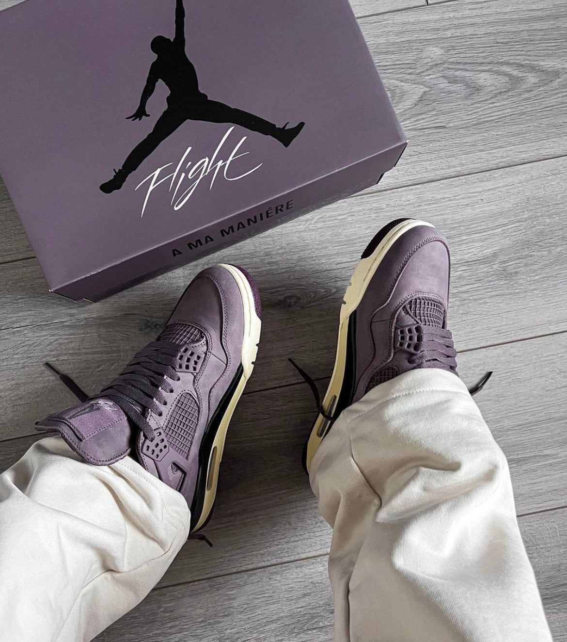AIR JORDAN 4 X A MA MANIERE VIOLET ORE