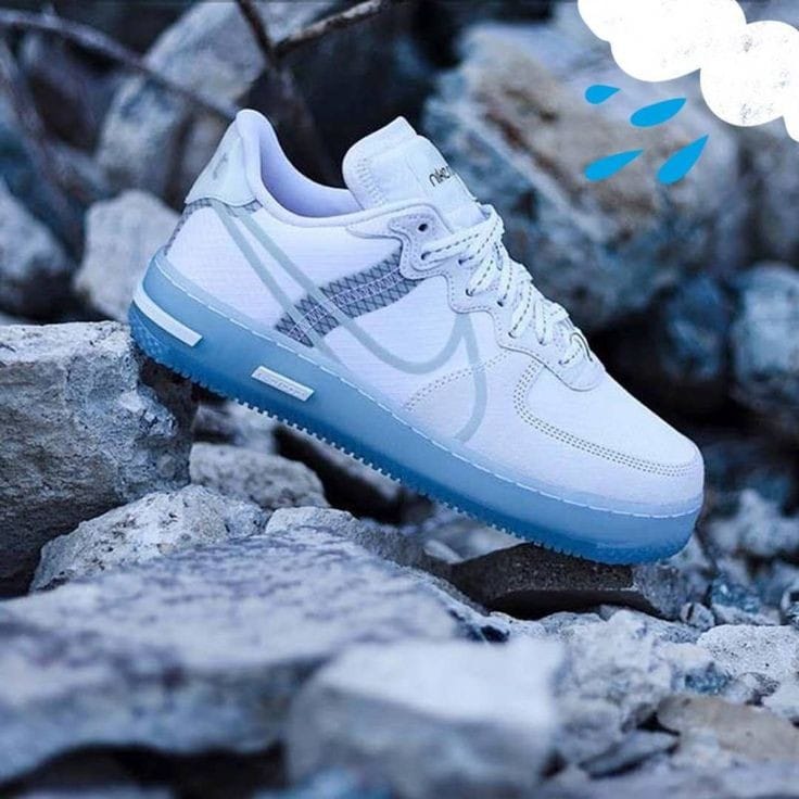 AIRFORCE 1 ICE BLUE REACT