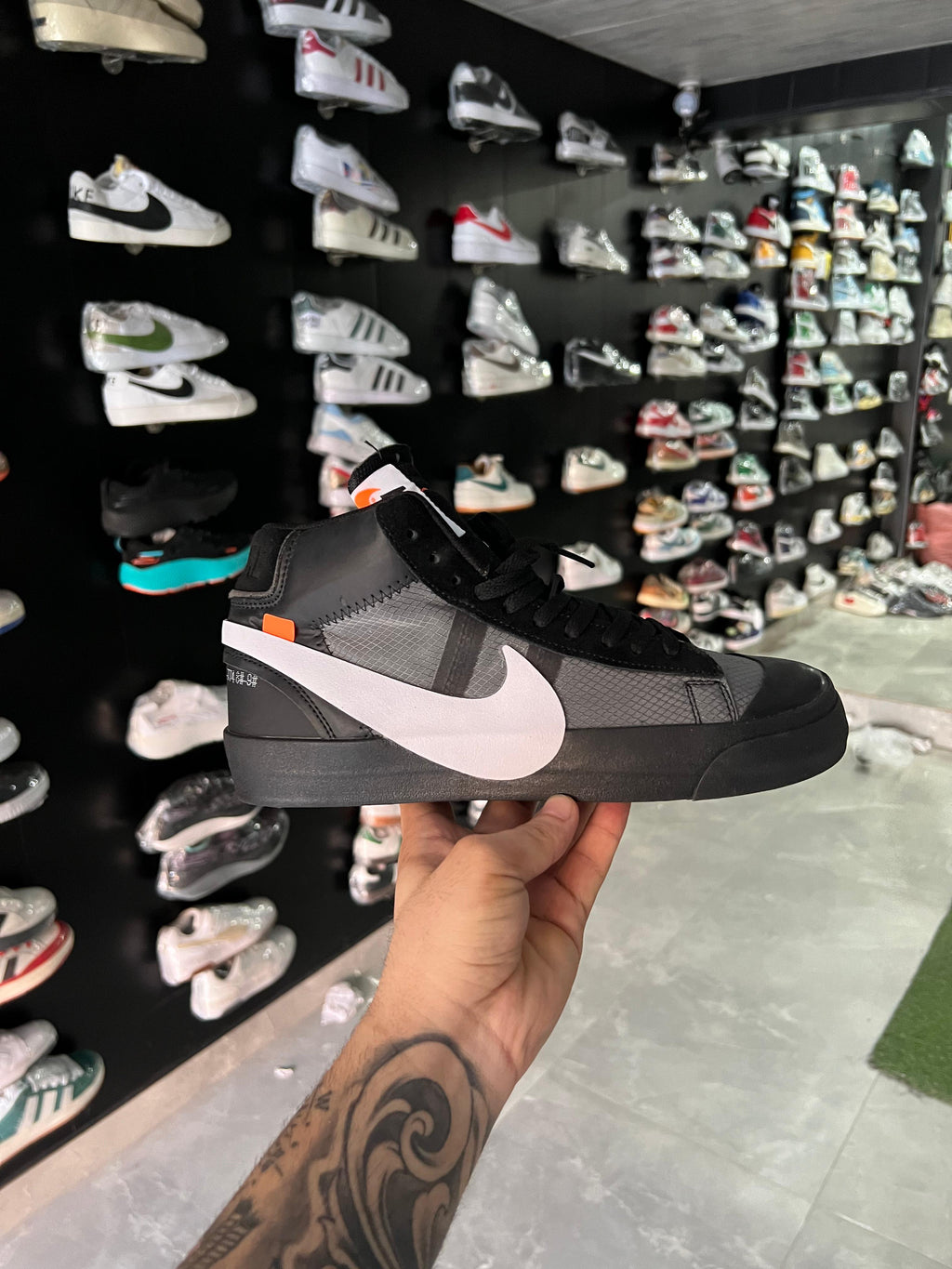 NIKE BLAZER X OFF WHITE BLACK GRIM REAPER