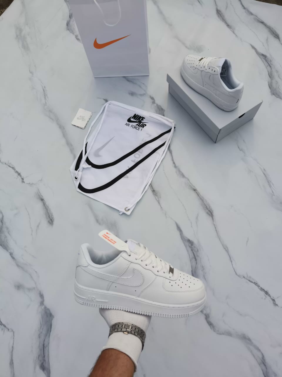 NIKE AIRFORCE 1 TRIPPLE WHITE U.A QUALITY
