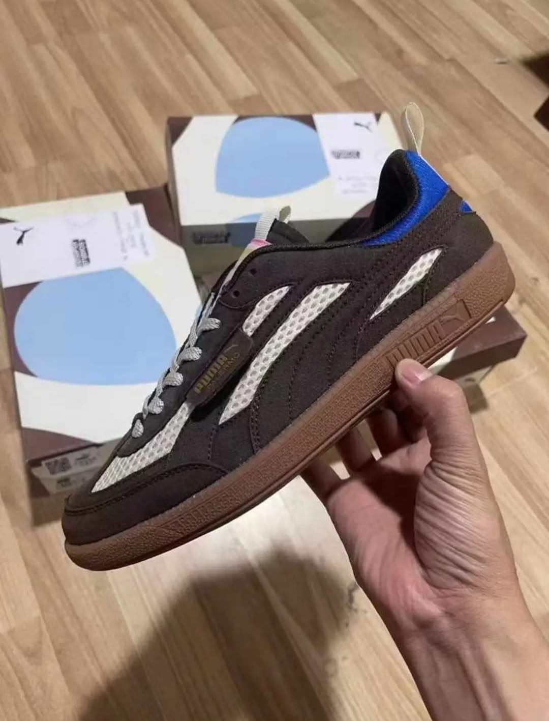 PUMA PALERMO X KIDSUPER BROWN