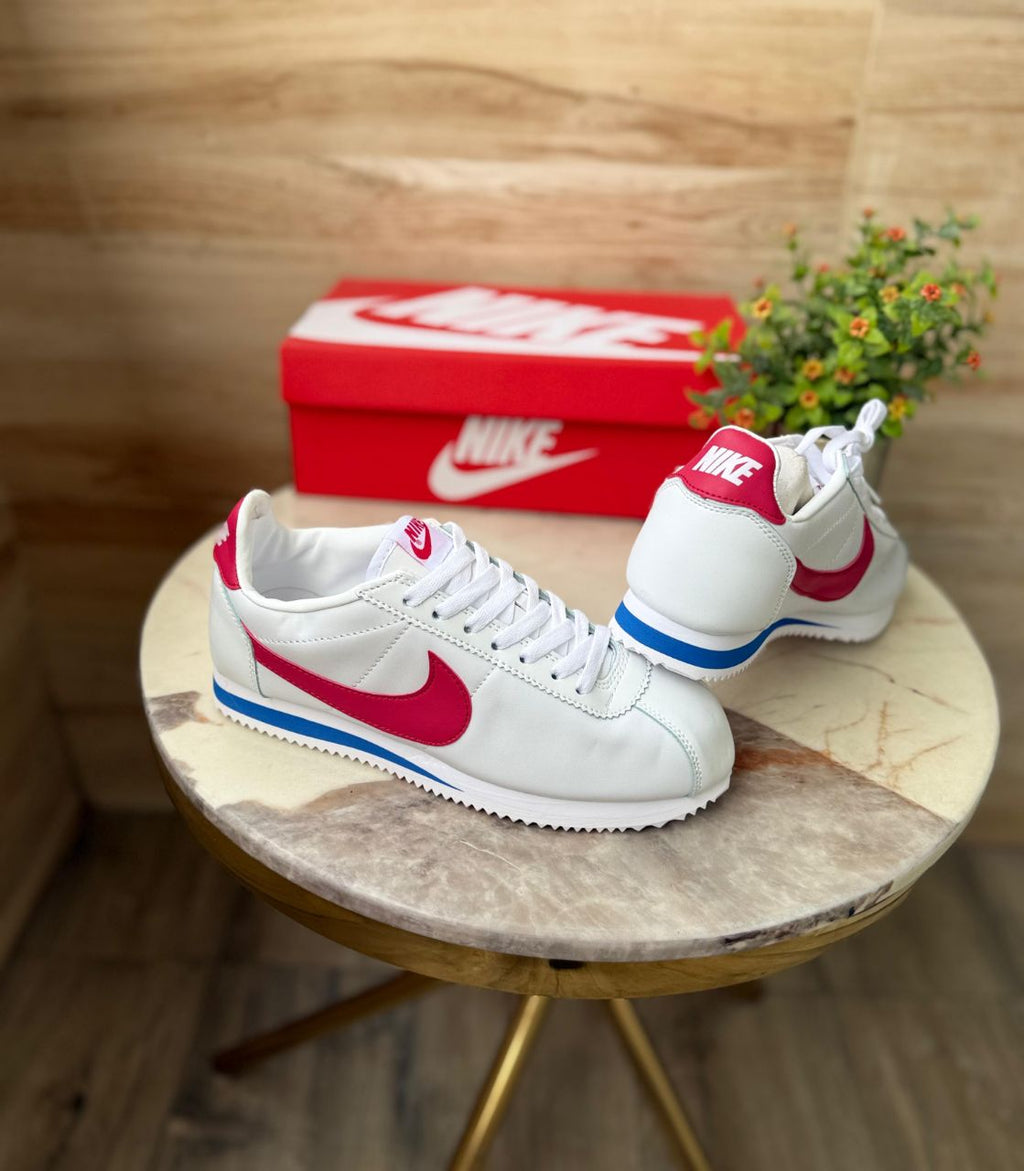 NIKE CORTEZ  VARSITY RED & WHITE AND BLUE