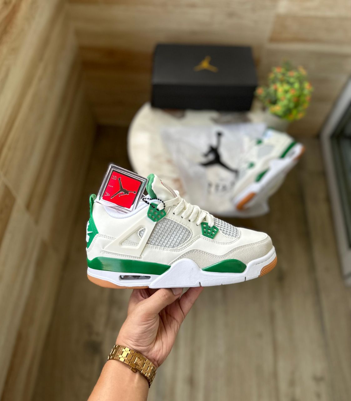 JORDAN RETRO 4 SB PINE GREEN