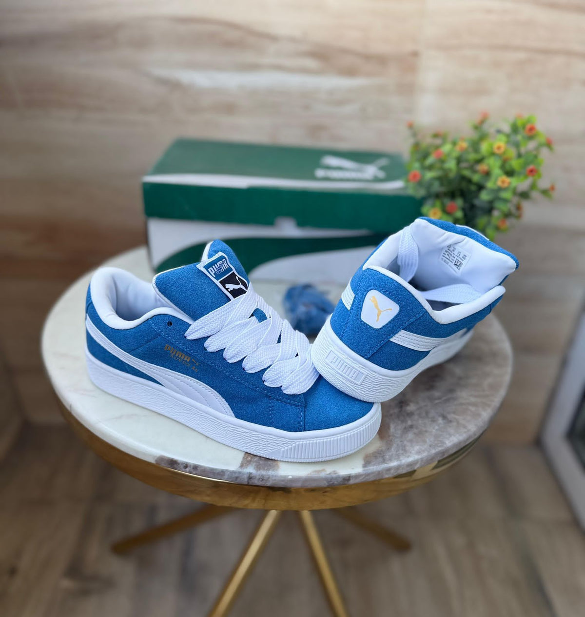 PUMA CLASSIC SUEDE XL BLUE