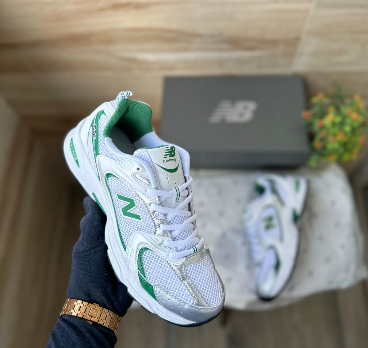 NEW BALANCE 530 GREEN/WHITE