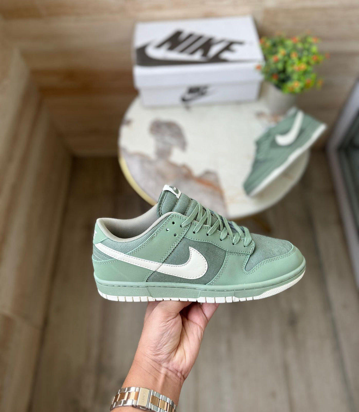 NIKE SB DUNK OIL GREEN AURA