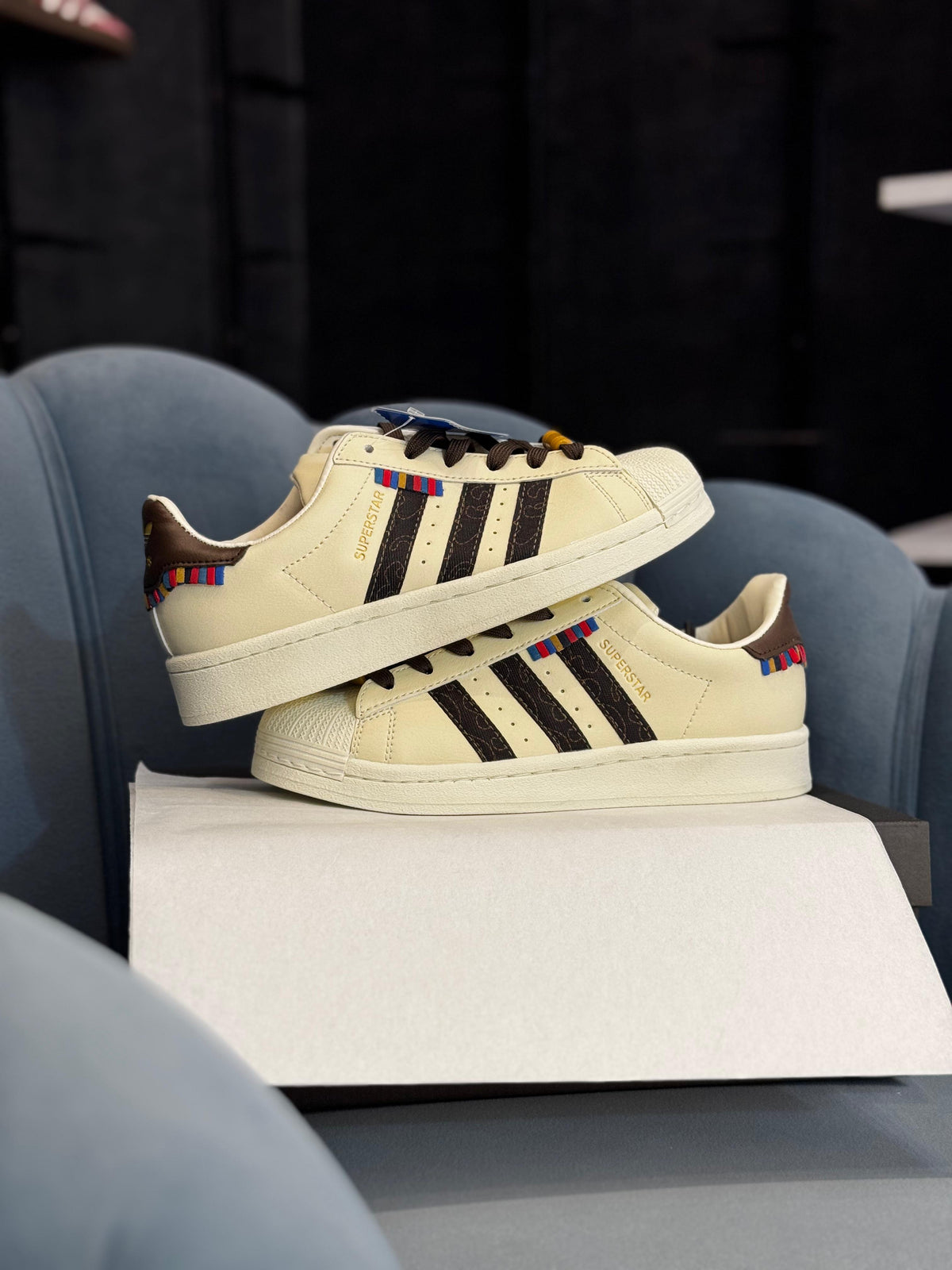 ADIDAS SUPERSTAR SHELL BROWN