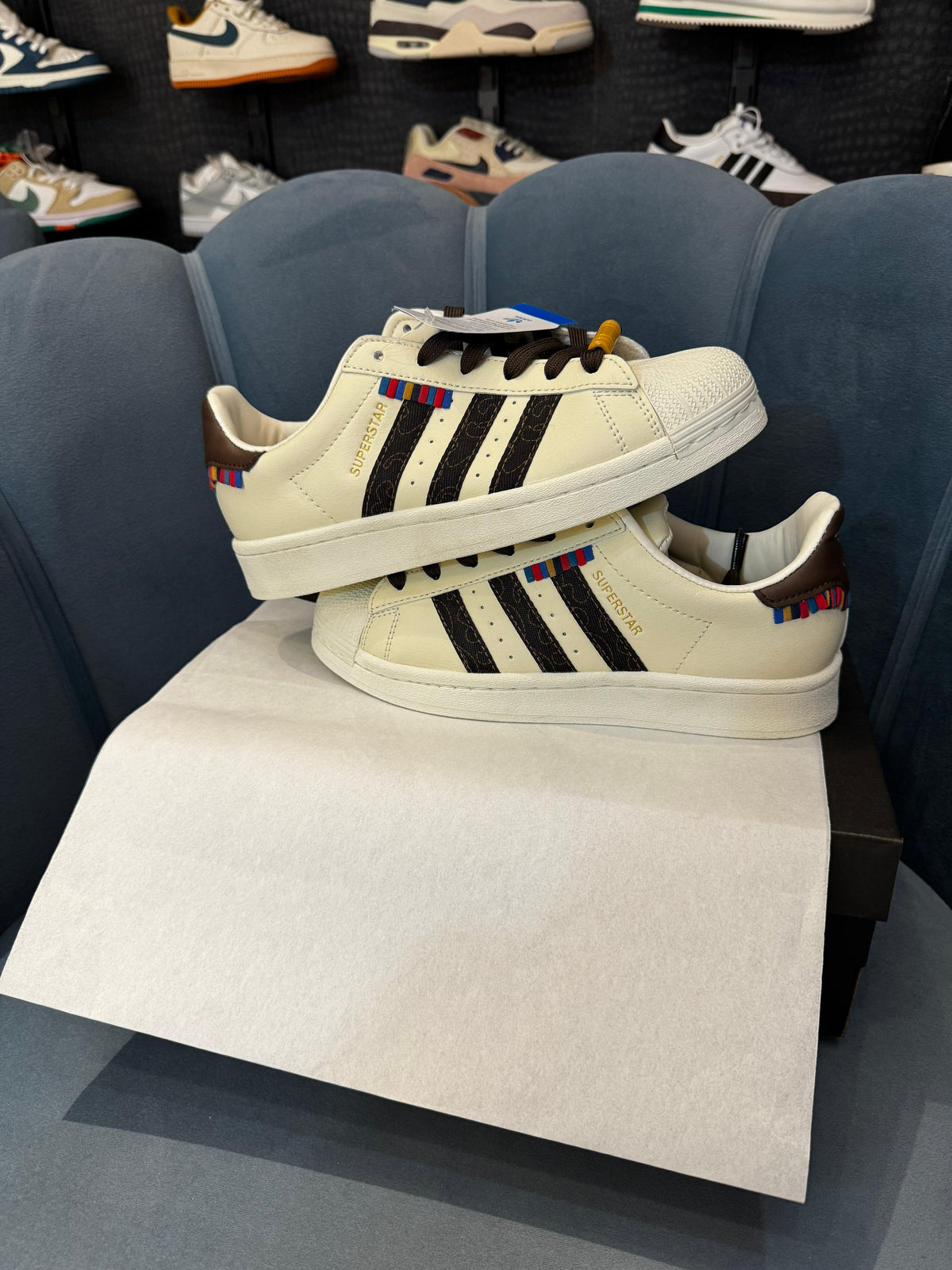 ADIDAS SUPERSTAR SHELL BROWN
