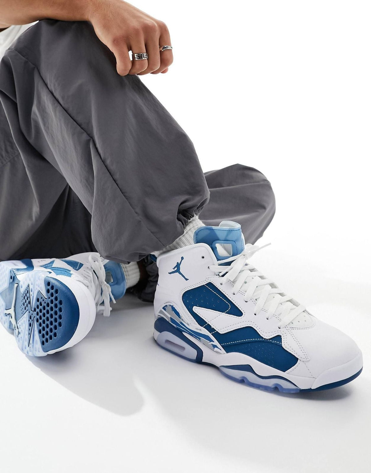 AIR JORDAN  JUMPMAN MVP INDUSTRIAL BLUE