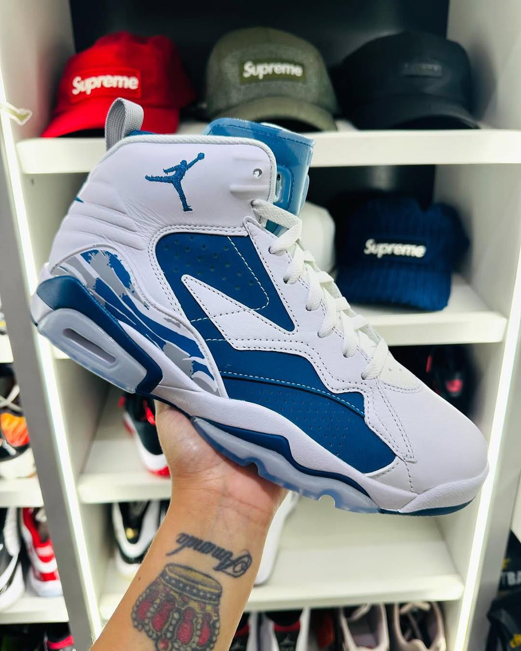 AIR JORDAN  JUMPMAN MVP INDUSTRIAL BLUE