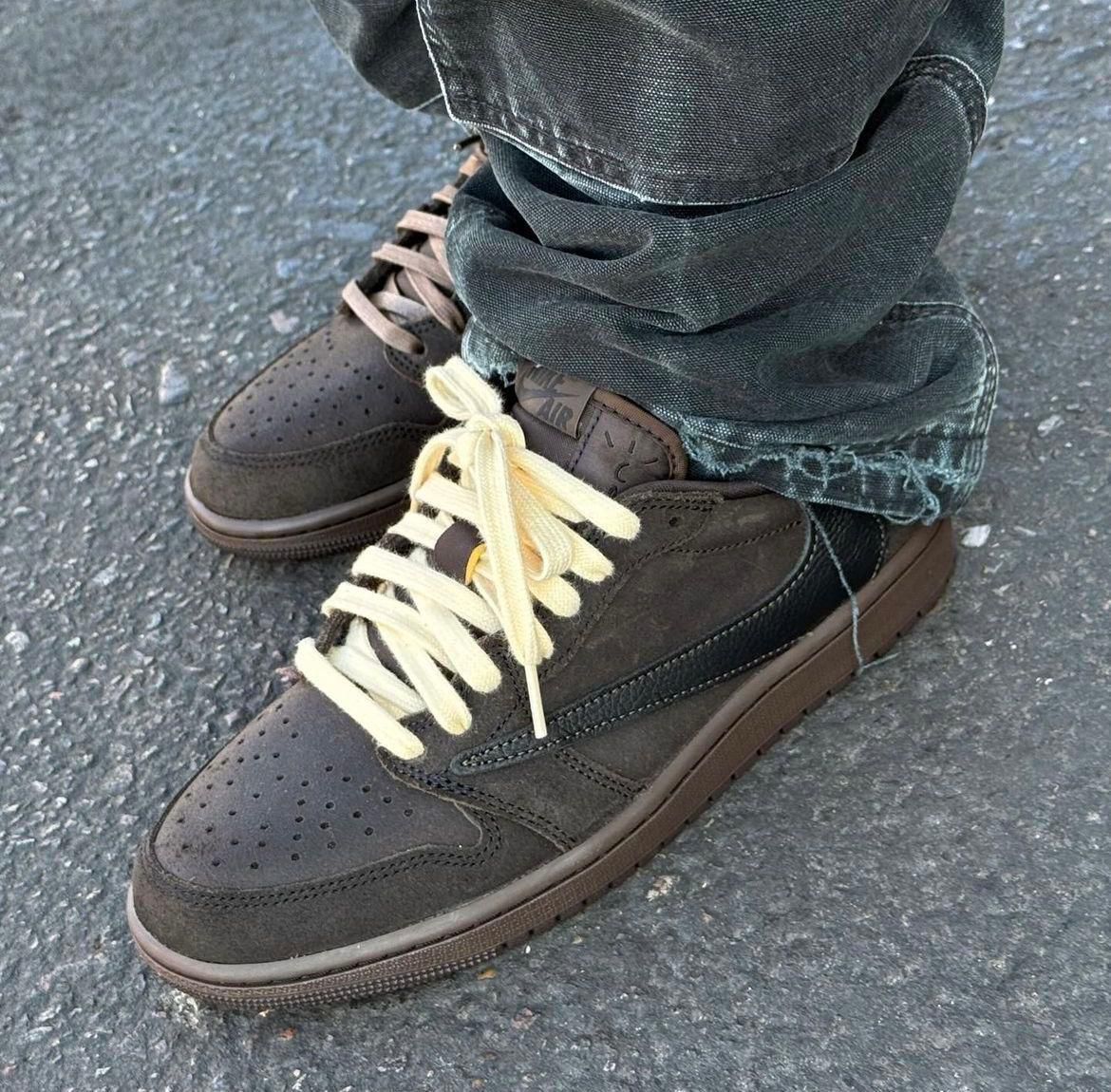 AIR JORDAN X TRAVISCOTT 1 LOW OG SP VELVET BROWN