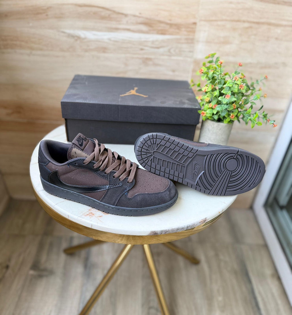AIR JORDAN X TRAVISCOTT 1 LOW OG SP VELVET BROWN