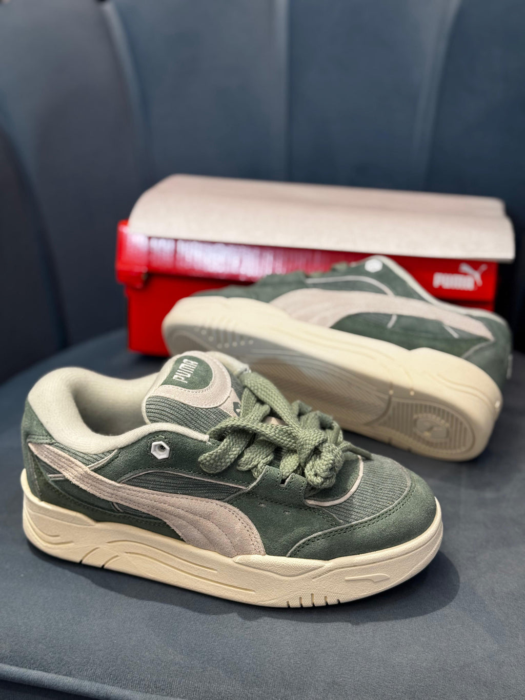 PUMA SUEDE 180 GREY GREEB