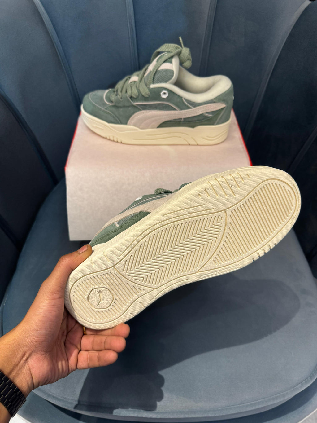 PUMA SUEDE 180 GREY GREEB