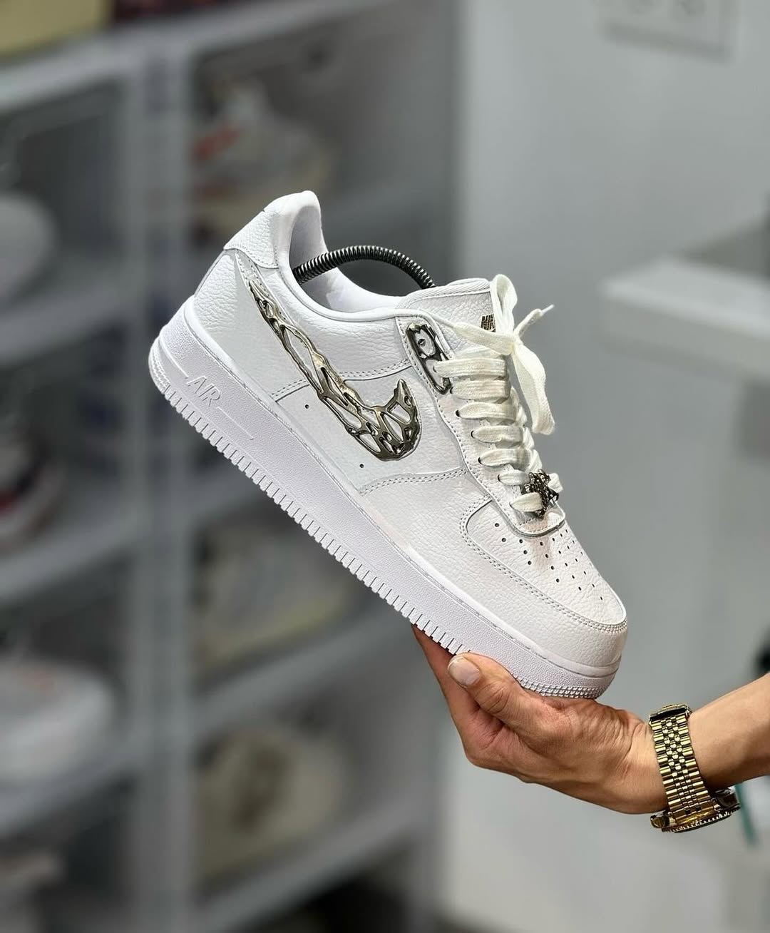 NIKE AIRFORCE 1 MOLTEN METAL