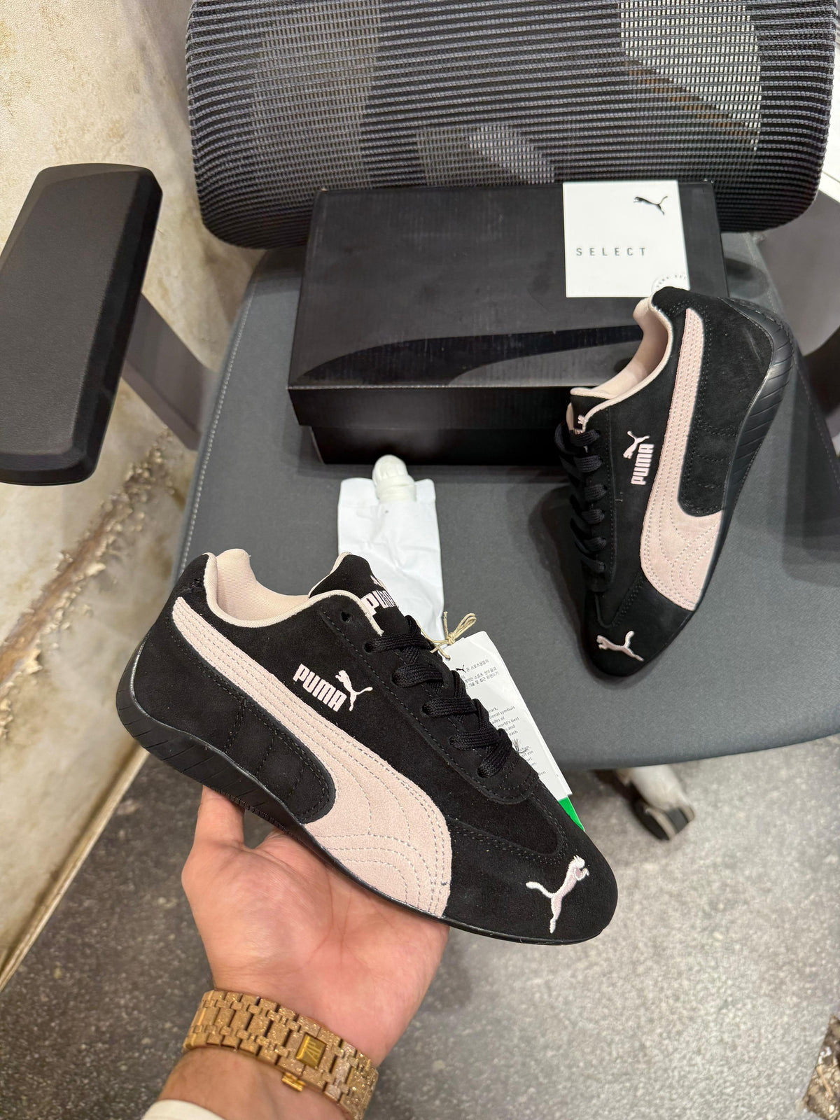 PUMA SPEEDCAT BLACK PINK