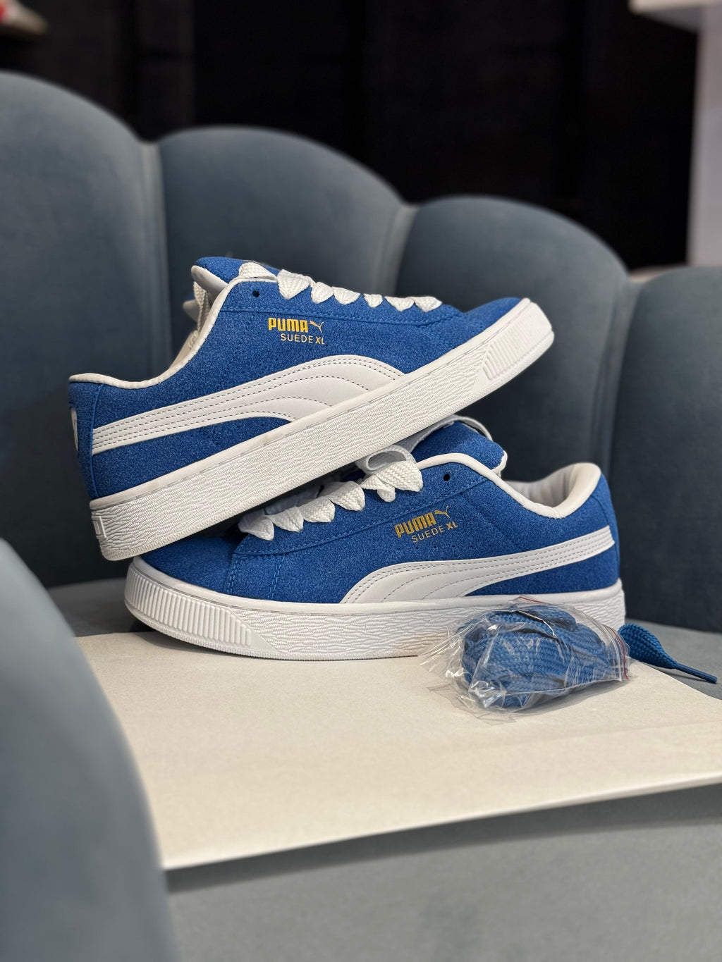 PUMA CLASSIC SUEDE XL BLUE