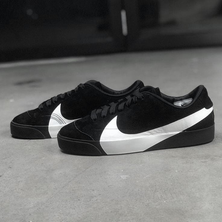 NIKE BLAZER CITY LOW BLACK WHITE