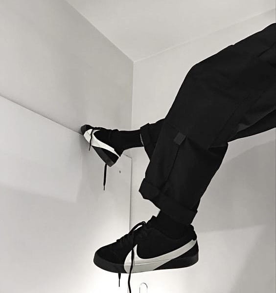 NIKE BLAZER CITY LOW BLACK WHITE