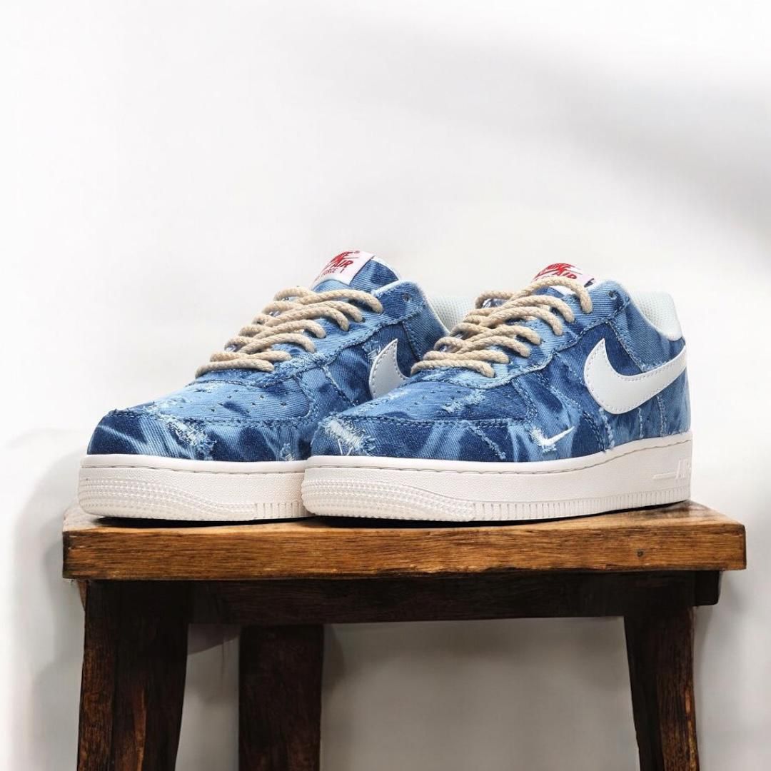 NIKE AIRFORCE 1 DENIM BLUE